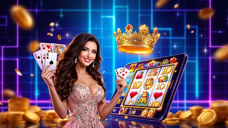Tampilan visual permainan slot mobile POSJITU